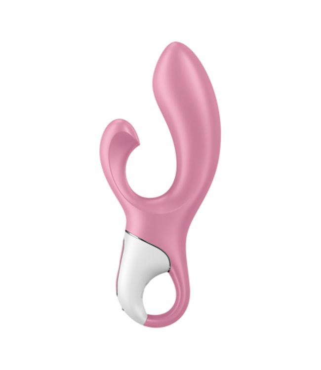 Air Pump Bunny 2 - Inflatable Rabbit Vibrator - Light Red