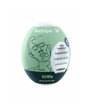 Satisfyer Riffle - Masturbator Egg - Light Green