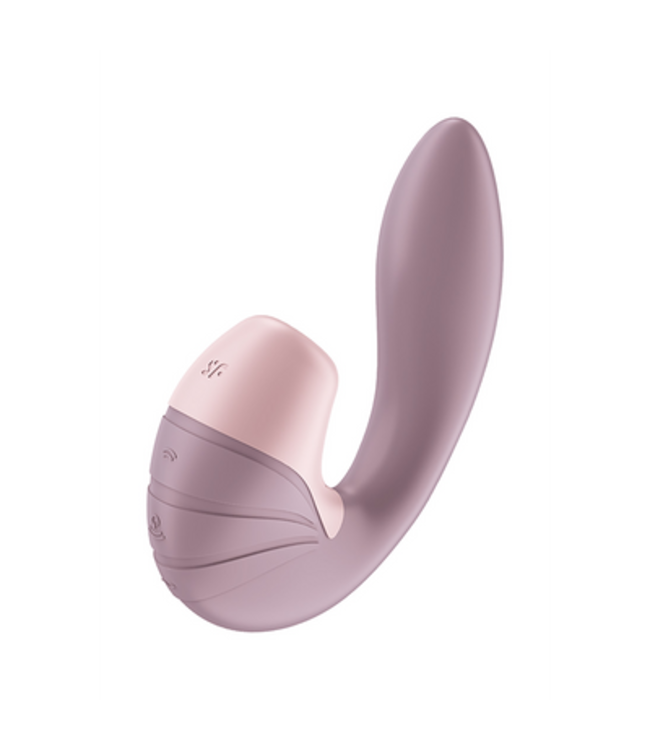 Supernova - Insertable Double Air Pulse Vibrator - Old Rose