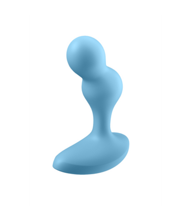 Deep Diver - Vibrating Anal Plug - Light Blue