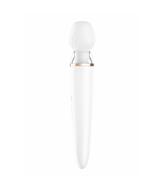 Satisfyer Double Wand-er Wand - Massage Wand and Vibrator - White