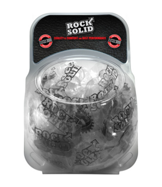 Doc Johnson 2 Pack C-Ring Set- Clambowl 50 Pieces (25 clear / 25 black)