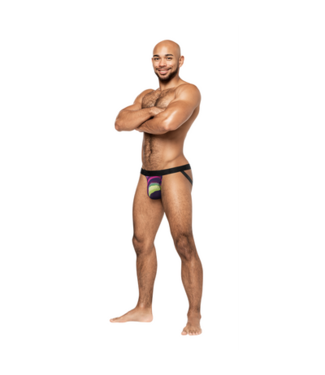 Male Power Strappy Ring Jock - L/XL - Pride