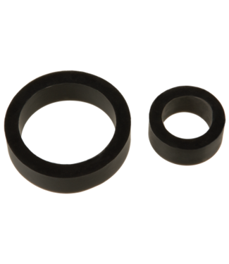 Doc Johnson Silicone Cockring Set - 2 Pieces