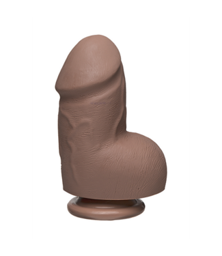 Doc Johnson Fat D - Realistic FIRMSKYN Dildo with Balls - 6 / 15 cm