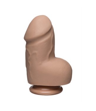 Doc Johnson Fat D - Realistic FIRMSKYN Dildo with Balls - 6 / 15 cm