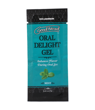 Doc Johnson Oral Delight Gel - Mint - Bulk Refill - 48 Pieces - 0.24 oz / 7 gr