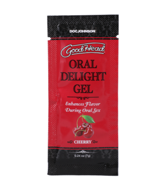 Doc Johnson Oral Delight Gel - Cherry - Bulk Refill - 48 Pieces - 0.24 oz / 7 gr