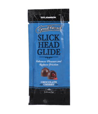 Doc Johnson Slick Head Glide - Chocolate Cherry - Bulk Refill - 48 Pieces - 0.24 oz / 7 gr