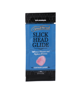 Doc Johnson Slick Head Glide - Cotton Candy - Bulk Refill - 48 Pieces - 0.24 oz / 7 gr