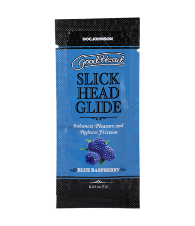 Slick Head Glide - Blue Raspberry - Bulk Refill - 48 Pieces - 0.24 oz / 7 gr