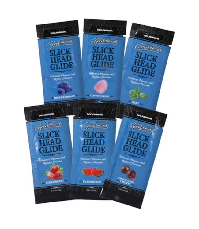 Slick Head Glide - Assorted - Bulk Refill - 48 Pieces - 0.24 oz / 7 gr