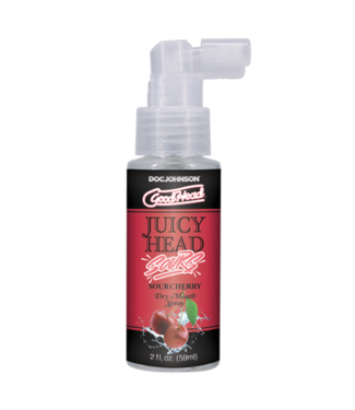 Doc Johnson Juicy Head - Dry Mouth Spray - Sour Cherry - 2 fl oz / 60 ml