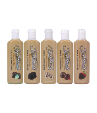 Doc Johnson Slick Head Glide - Chocolates - 5 Pack - 1 fl oz / 29 ml