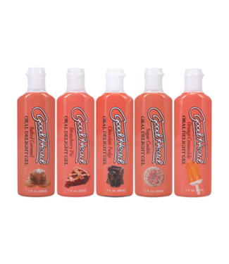 Doc Johnson Oral Delight Gel - Desserts - 5 Pack - 1 fl oz / 29 ml