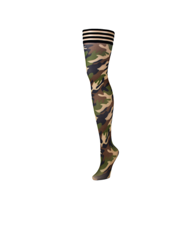 Alex - Thigh High - D - Camouflage