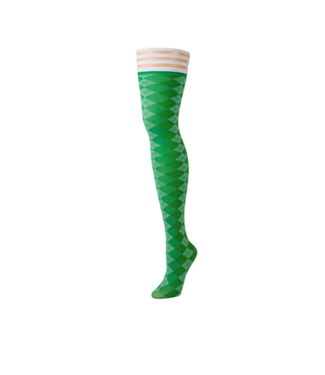 Kix'ies Par 4 - Thigh High - D - Green