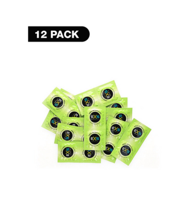 EXS 3 in 1 - Ribbed, Dotted and Flared - Condoms - 12 Pieces