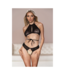 Allure Marley - Peekaboo and Panty - S/M - Black