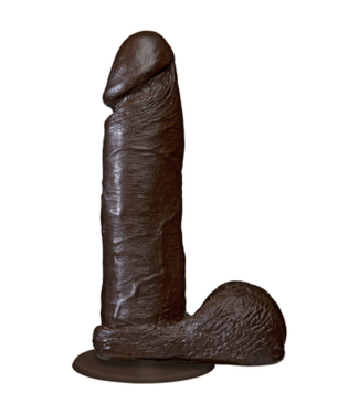 Doc Johnson Realistic Cock with Balls - Removable Vac-U-Lock Suction Cup - 6 / 16 cm - Chocolate