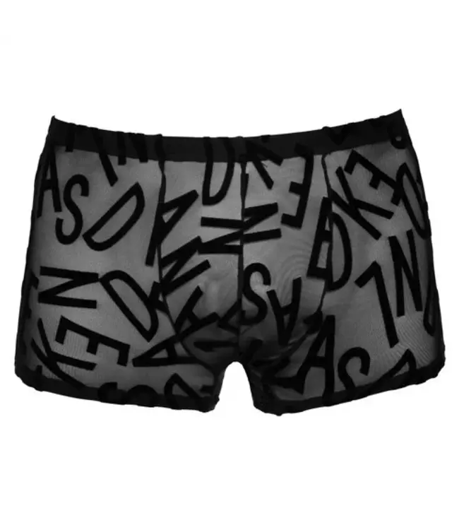 Transparent Boxer With Alphabet Pattern