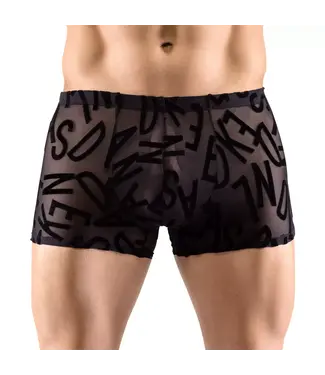 Svenjoyment Underwear Transparent Boxer With Alphabet Pattern