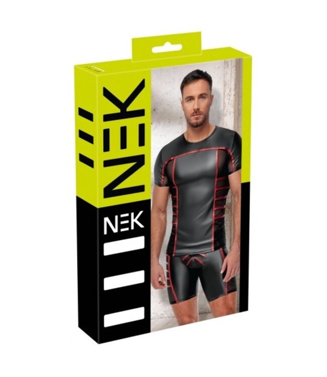 NEK - Wetlook Shirt - Black / Red