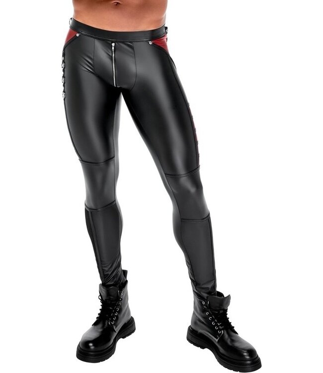 NEK - Wetlook Men's Pants Black/Red