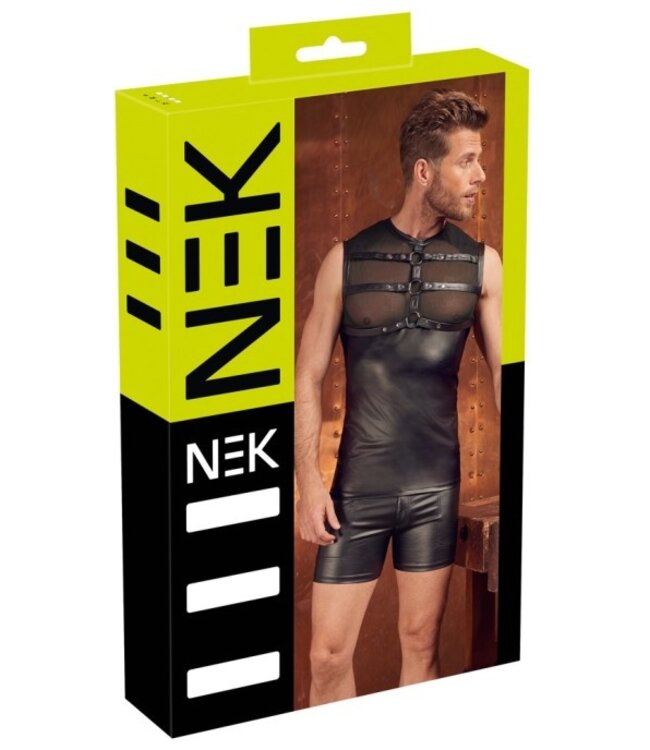 NEK - Wetlook Shirt with Harness
