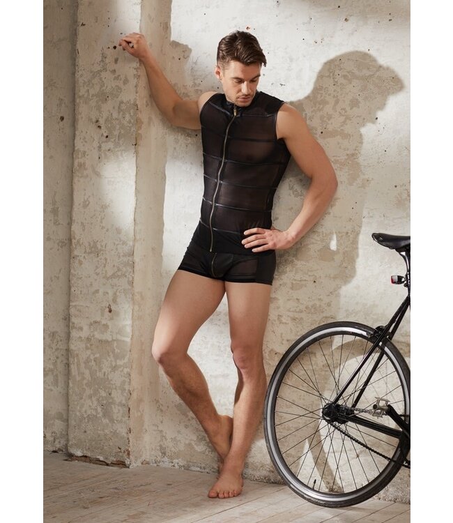 NEK - Powernet Shirt With Wetlook Stripes