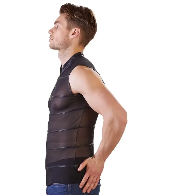 NEK - Powernet Shirt With Wetlook Stripes