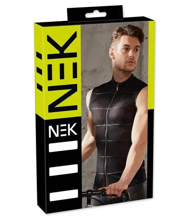 NEK - Powernet Shirt With Wetlook Stripes