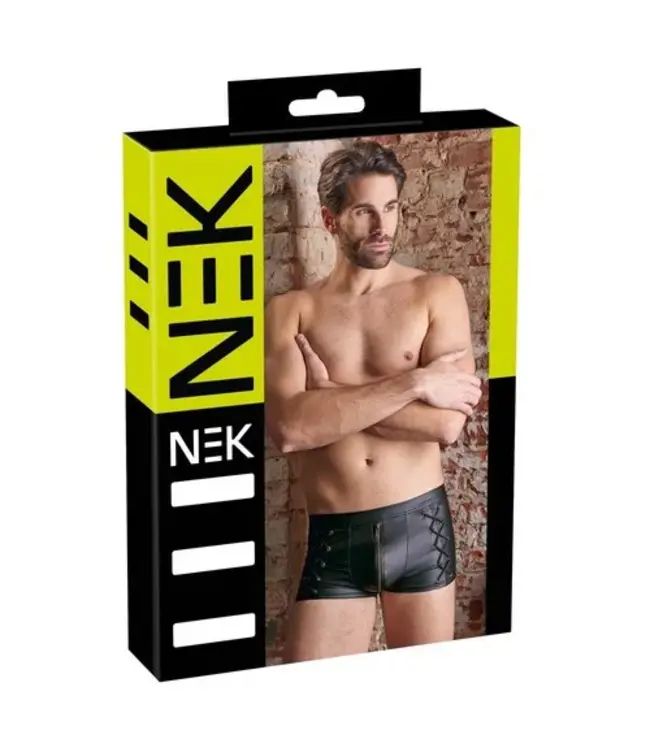 NEK - Boxer Wet Look With Lacing At The Sides