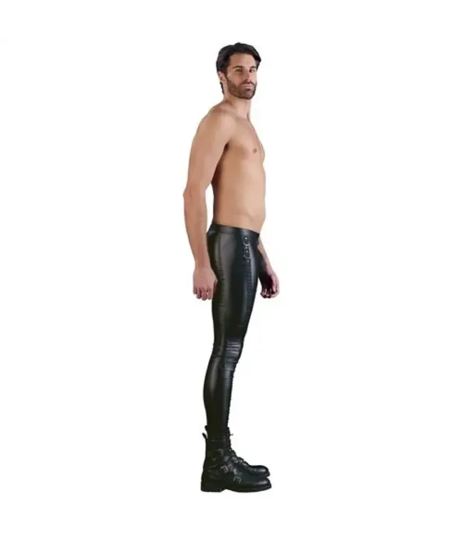 NEK - Slim-fit Wetlook Trousers