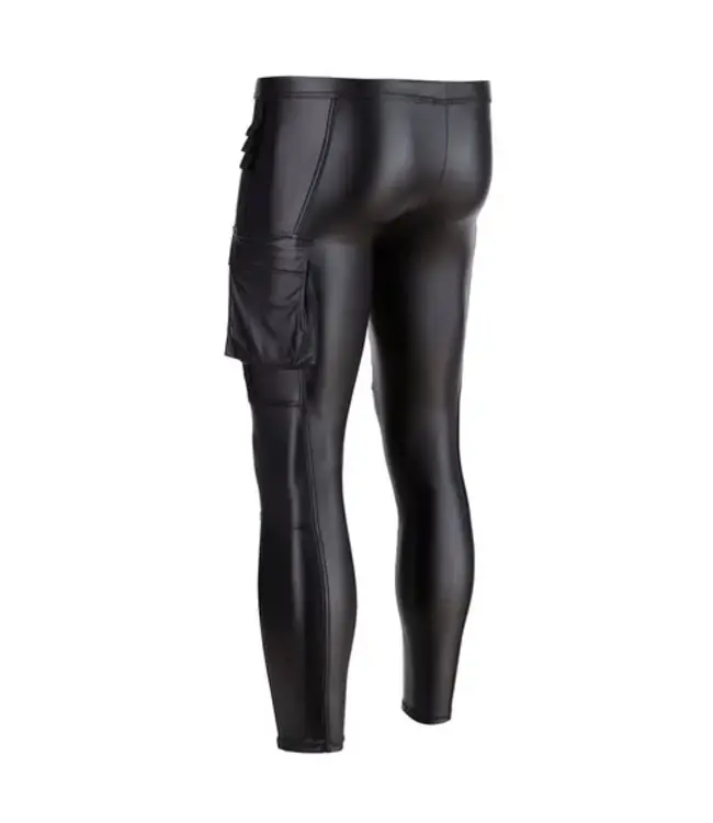 NEK - Slim-fit Wetlook Trousers