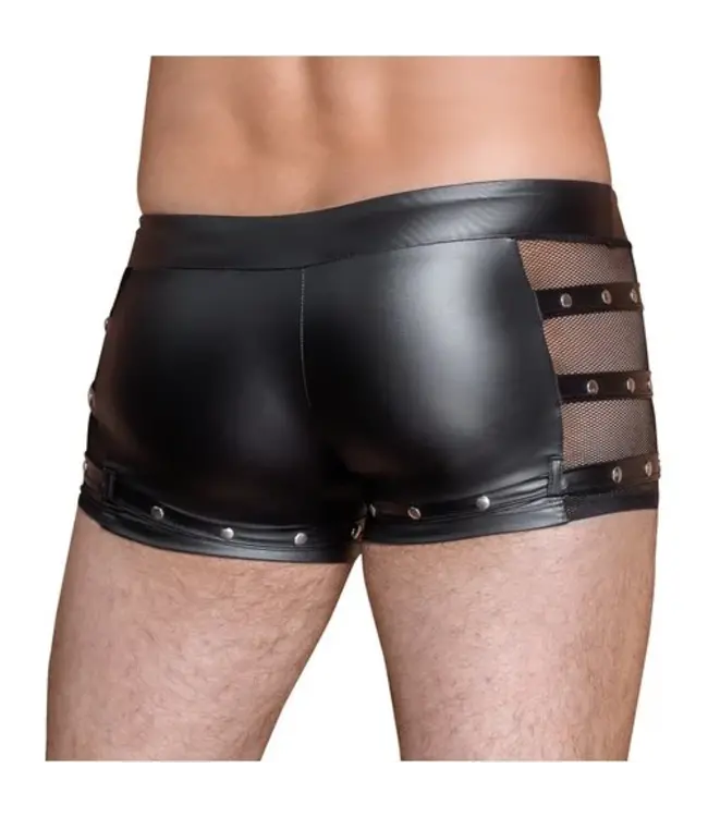 NEK - Rough Matte Wetlook Shorts with Studs