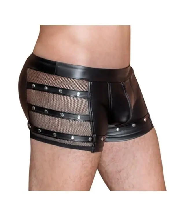 NEK - Rough Matte Wetlook Shorts with Studs