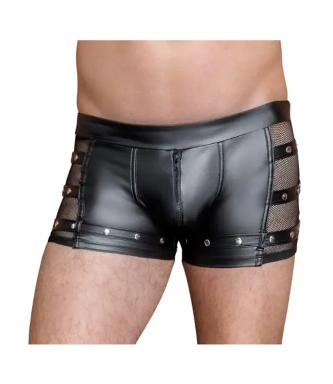 NEK - Rough Matte Wetlook Shorts with Studs