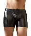 NEK NEK - Matt-Look Biker Pants With Zipper