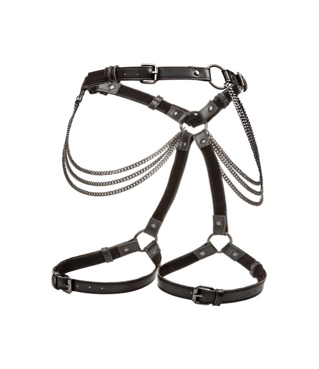 CalExotics Euphoria Collection Plus Size Multi Chain Thigh Harness