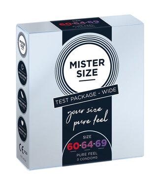 Mister Size Mister Size - Test Box Condom Size 60-64-69 (XL/XXL/XXXL) 3 condoms