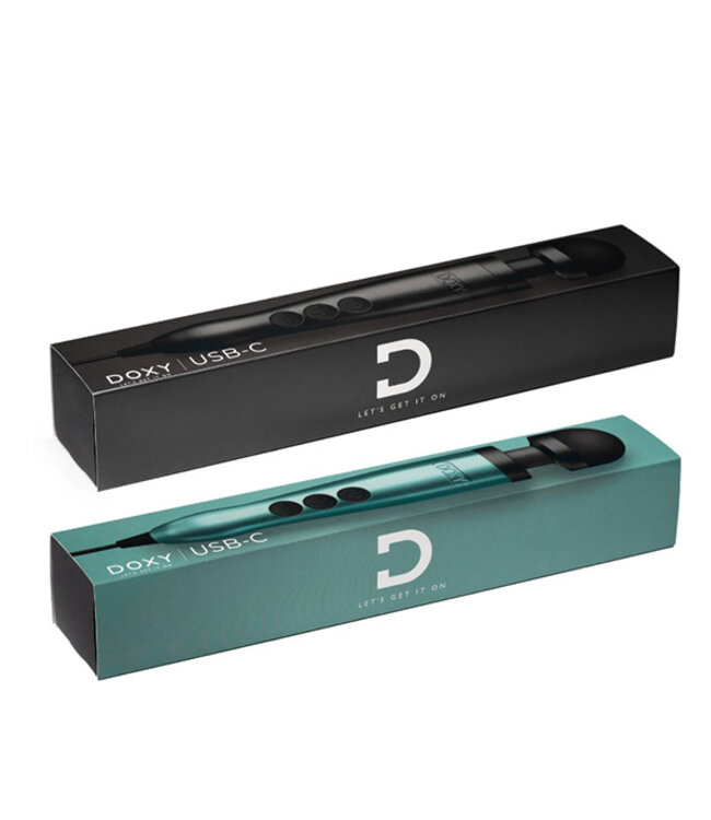 Doxy 3 USB-C Wand Vibrator - Turquoise