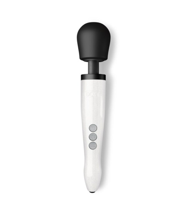 Doxy - Die Cast R Rechargeable Wand Massager Stardust White