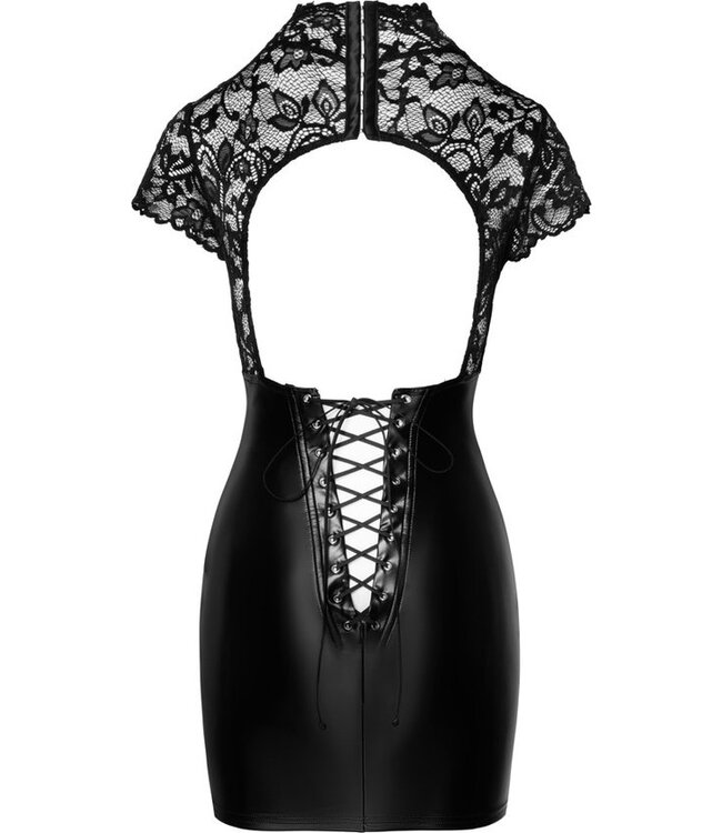 Dress With Lace-Up Closure