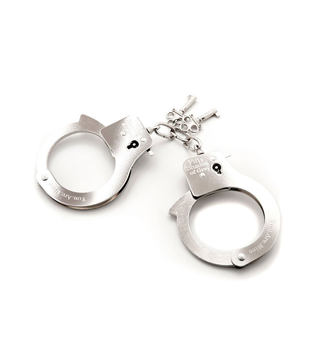 Fifty Shades of Grey You Are Mine Metal Handcuffs