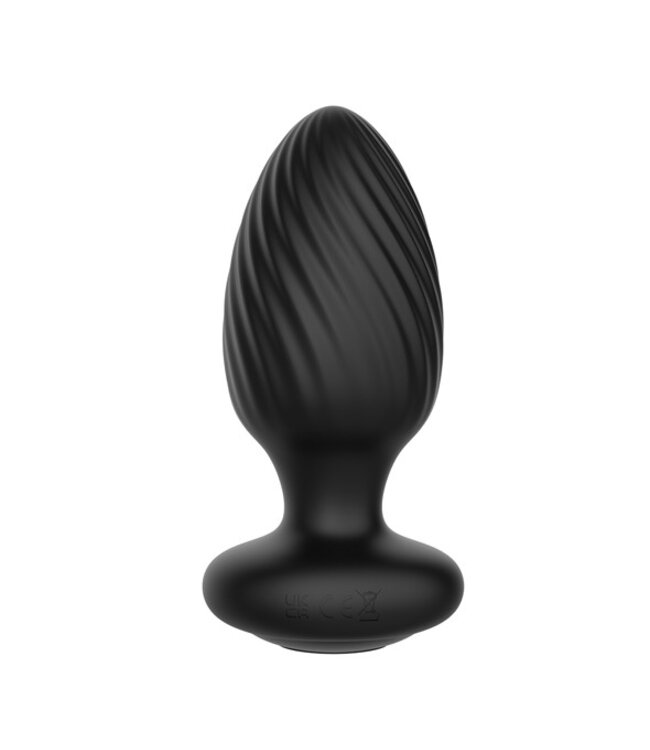 Nexus - TORNADO Rotating Remote Control Anal Plug Extra Large - Black