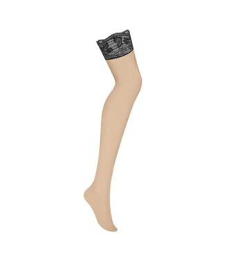 obsessive Obsessive - Nutris stockings Black XL/2XL