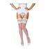 obsessive Obsessive - 810-STO-2 Stockings White L/XL