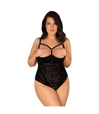 obsessive Obsessive - Jagueria Crotchless Teddy 6XL/7XL