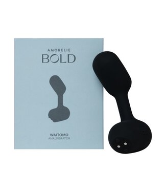 AMORELIE BOLD - Waitomo Analplug with Vibration Black